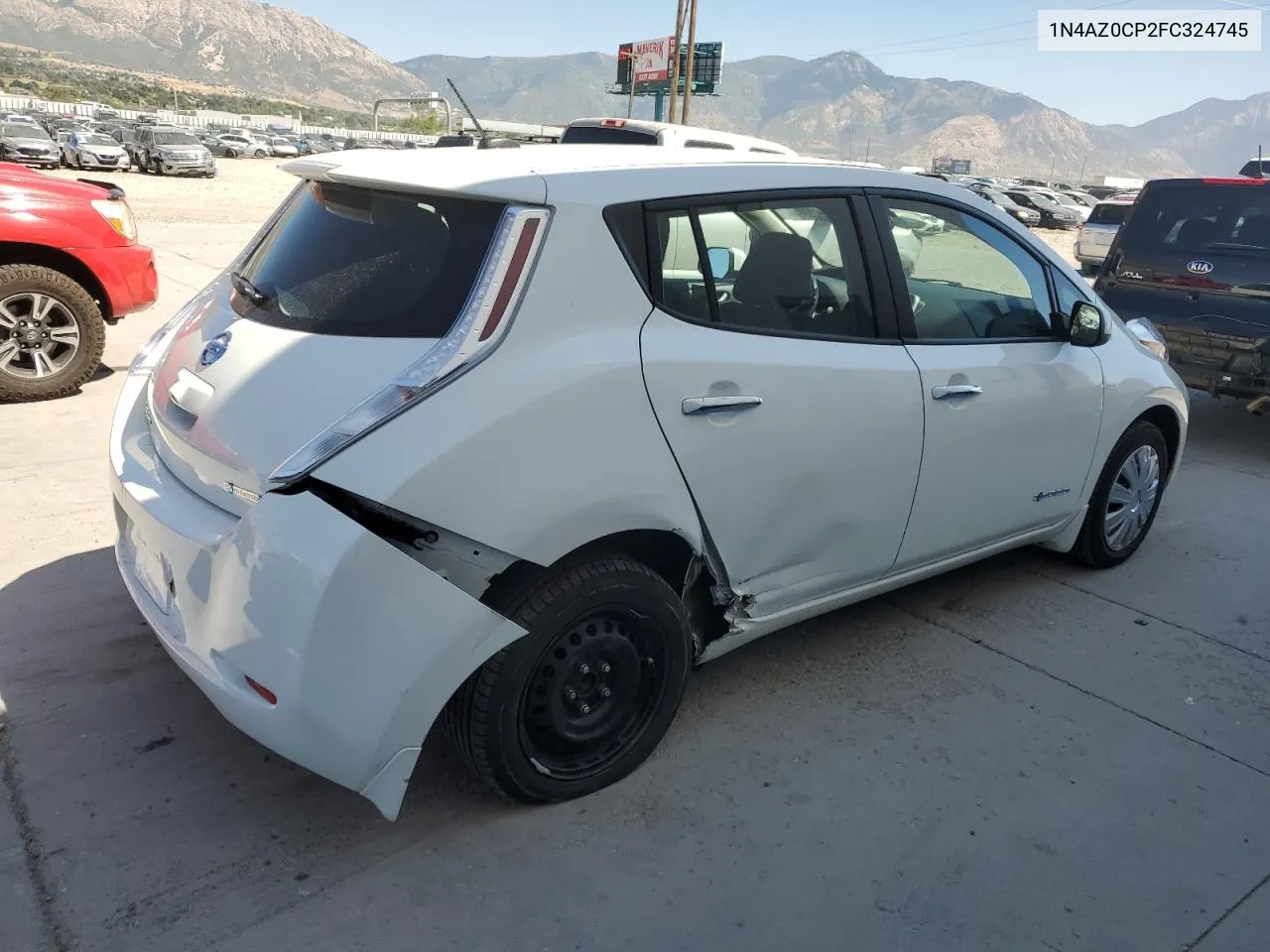 1N4AZ0CP2FC324745 2015 Nissan Leaf S