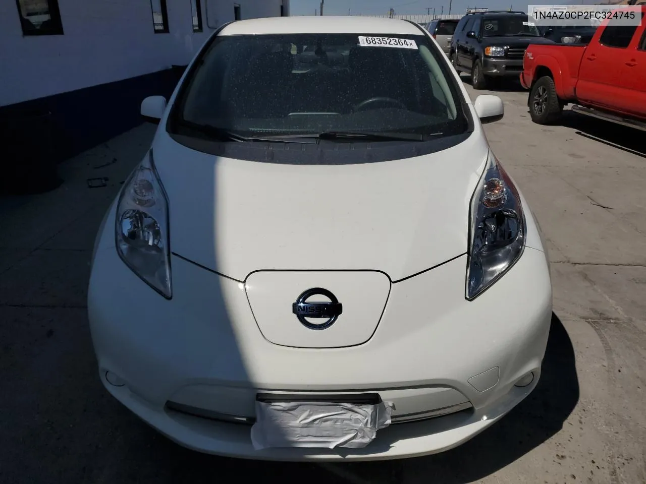 1N4AZ0CP2FC324745 2015 Nissan Leaf S