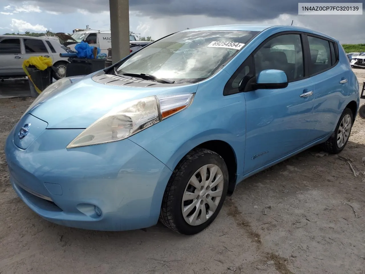 1N4AZ0CP7FC320139 2015 Nissan Leaf S