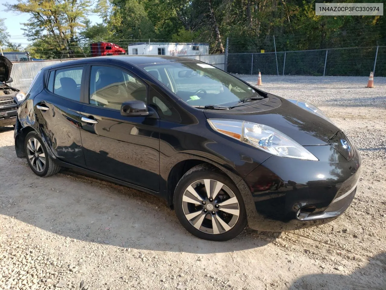 2015 Nissan Leaf S VIN: 1N4AZ0CP3FC330974 Lot: 70202664