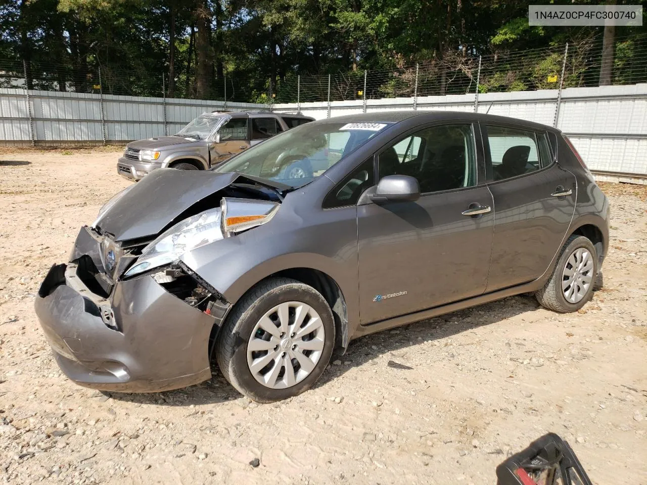 2015 Nissan Leaf S VIN: 1N4AZ0CP4FC300740 Lot: 70826684