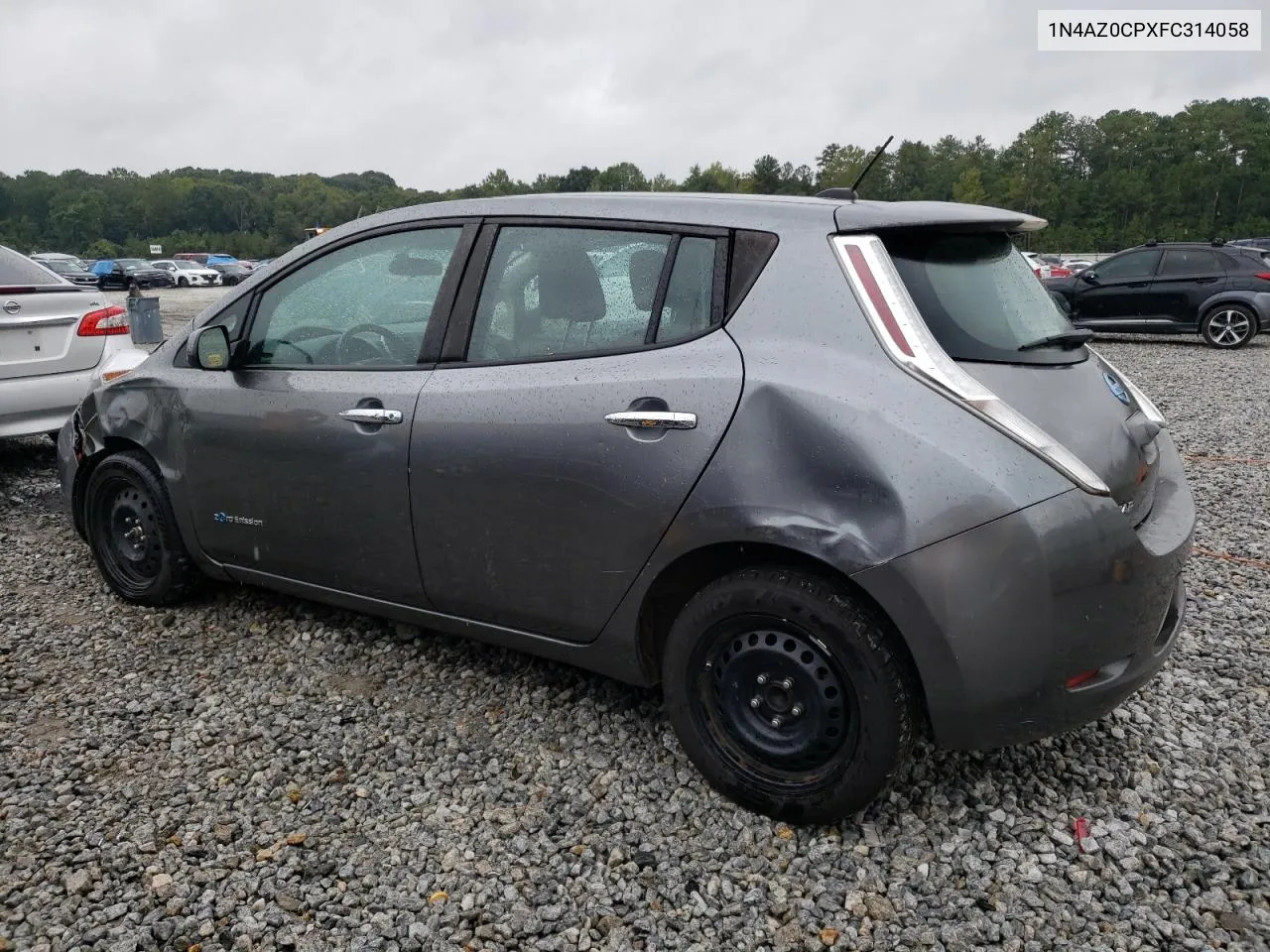 2015 Nissan Leaf S VIN: 1N4AZ0CPXFC314058 Lot: 71166274