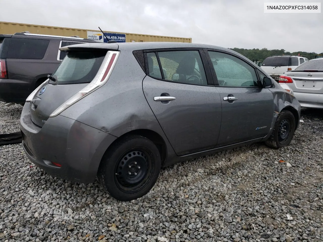 2015 Nissan Leaf S VIN: 1N4AZ0CPXFC314058 Lot: 71166274