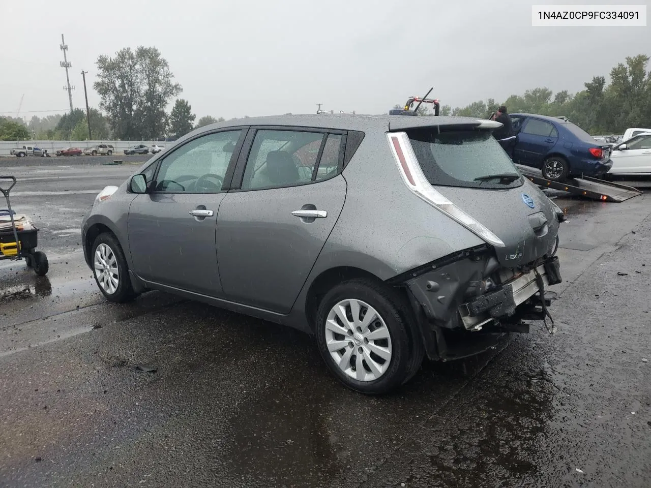 2015 Nissan Leaf S VIN: 1N4AZ0CP9FC334091 Lot: 72647734