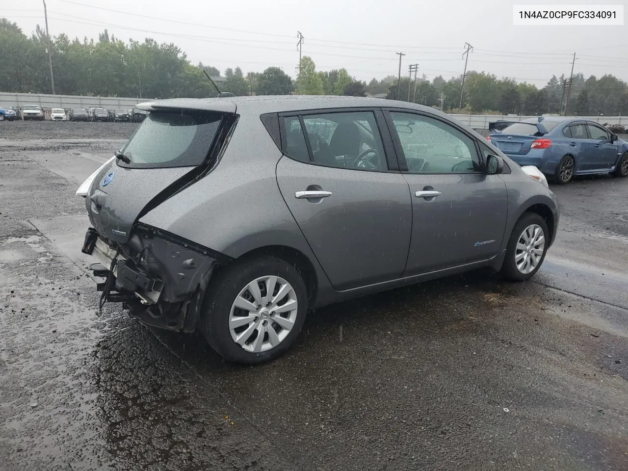 2015 Nissan Leaf S VIN: 1N4AZ0CP9FC334091 Lot: 72647734