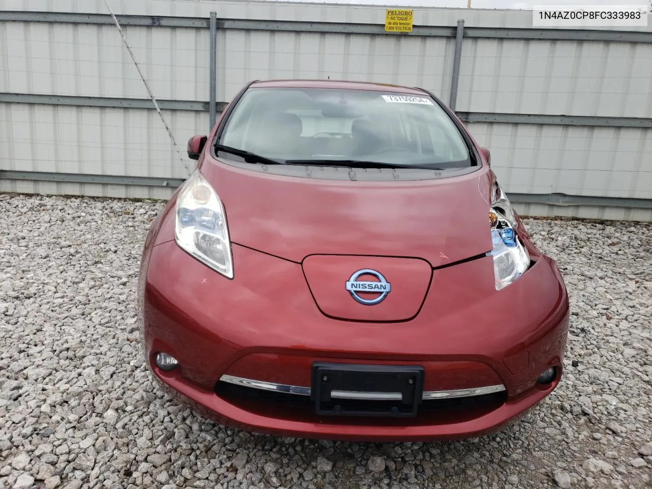 2015 Nissan Leaf S VIN: 1N4AZ0CP8FC333983 Lot: 73759254