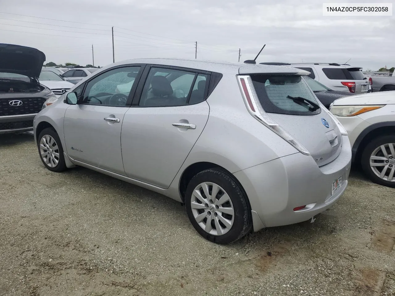 2015 Nissan Leaf S VIN: 1N4AZ0CP5FC302058 Lot: 74239354