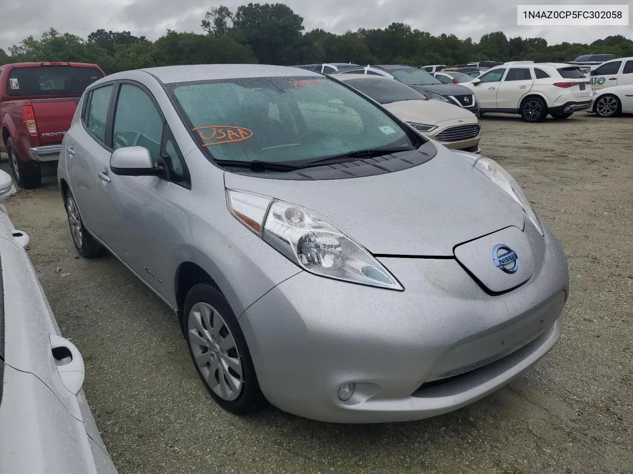 2015 Nissan Leaf S VIN: 1N4AZ0CP5FC302058 Lot: 74239354