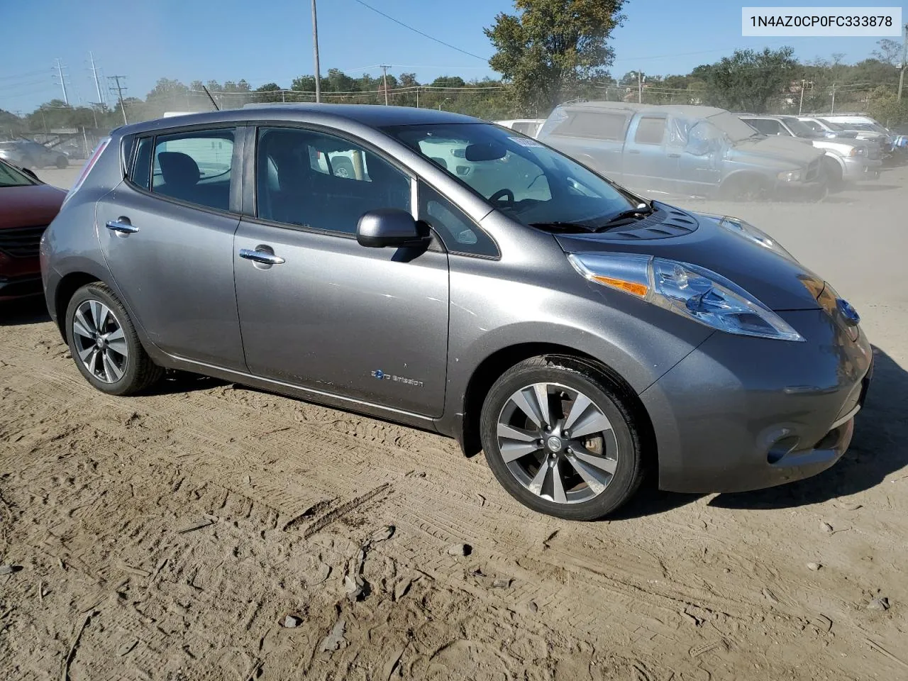 2015 Nissan Leaf S VIN: 1N4AZ0CP0FC333878 Lot: 76709534