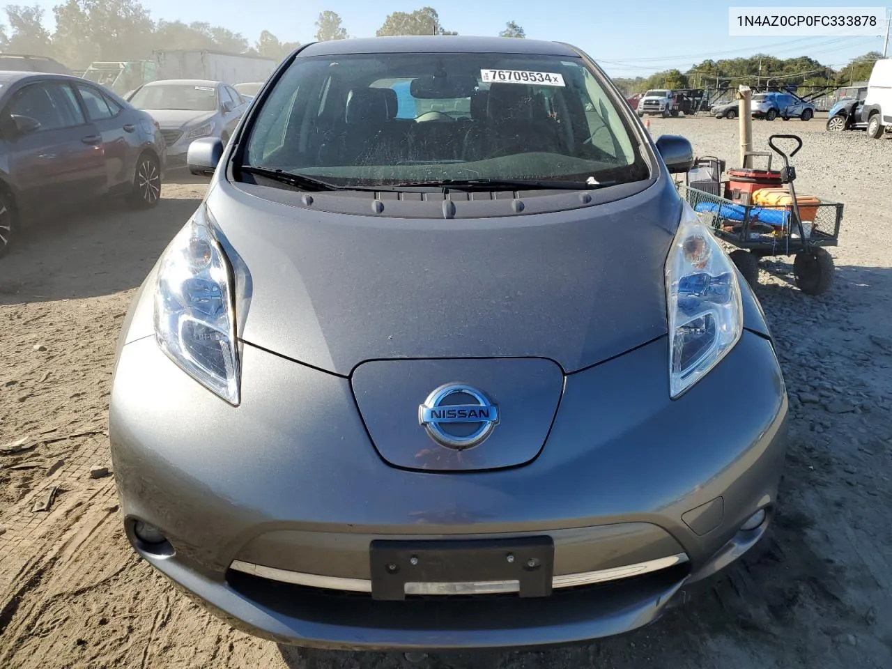 2015 Nissan Leaf S VIN: 1N4AZ0CP0FC333878 Lot: 76709534