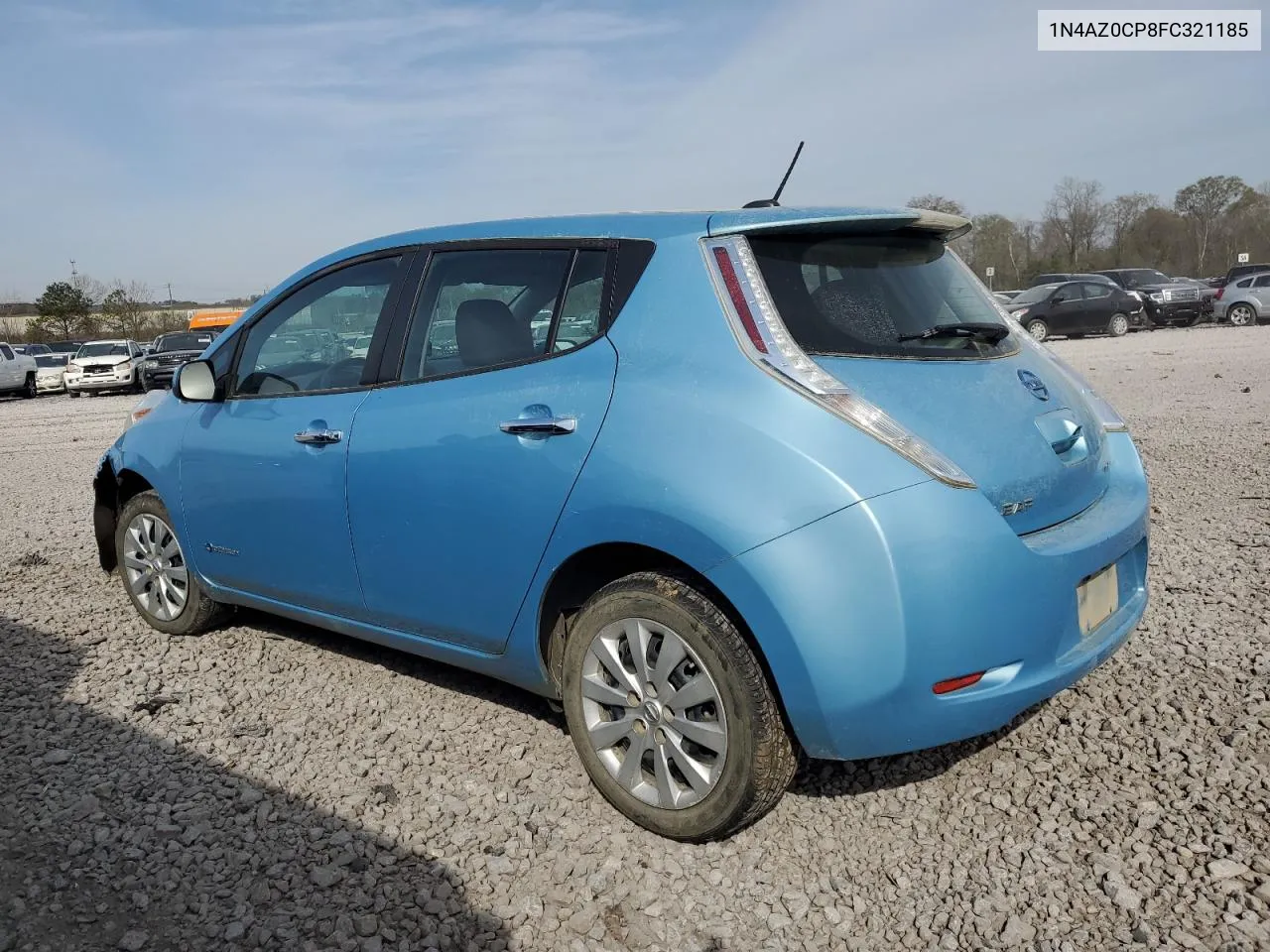 1N4AZ0CP8FC321185 2015 Nissan Leaf S