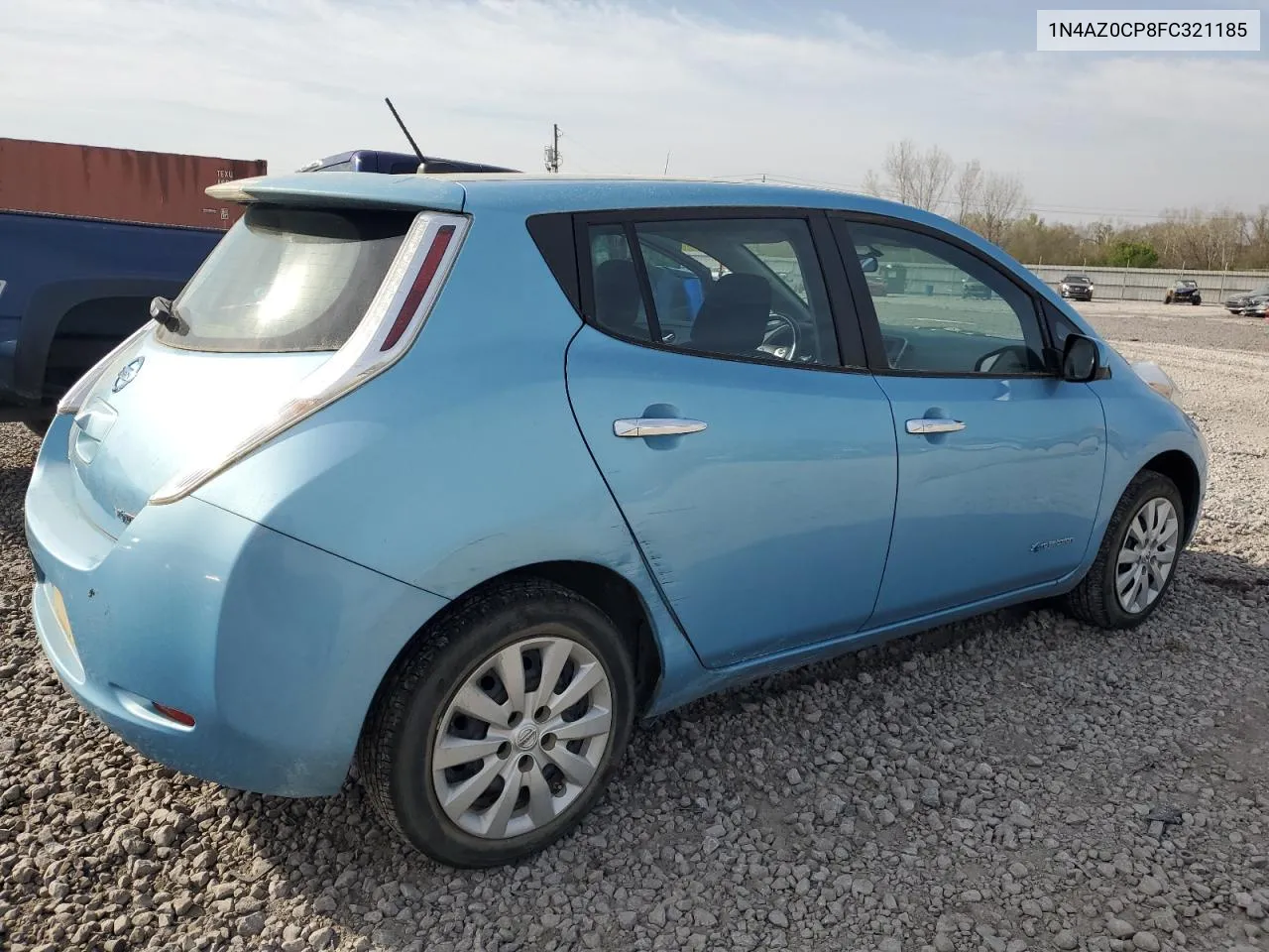 1N4AZ0CP8FC321185 2015 Nissan Leaf S