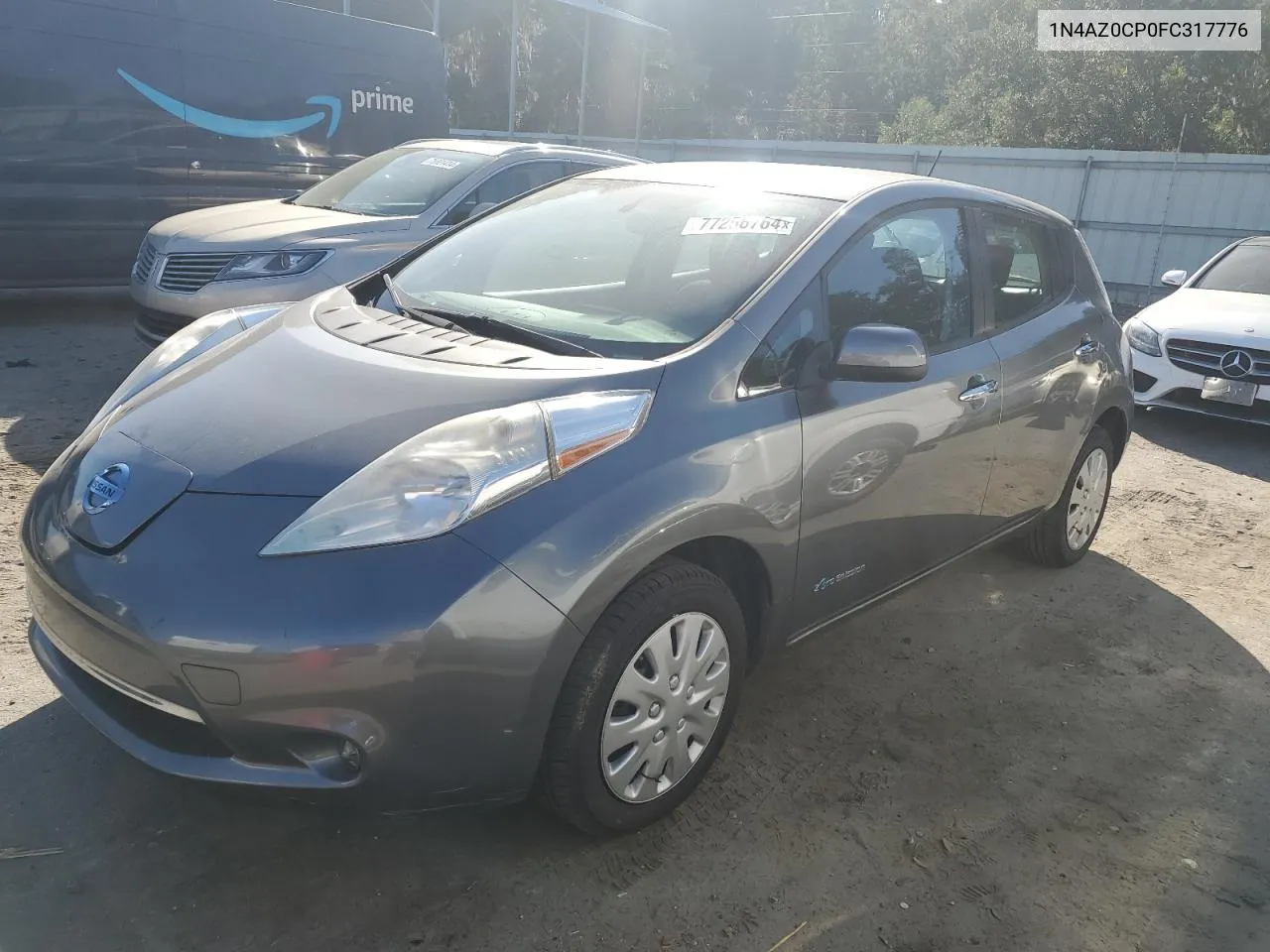 2015 Nissan Leaf S VIN: 1N4AZ0CP0FC317776 Lot: 77256764