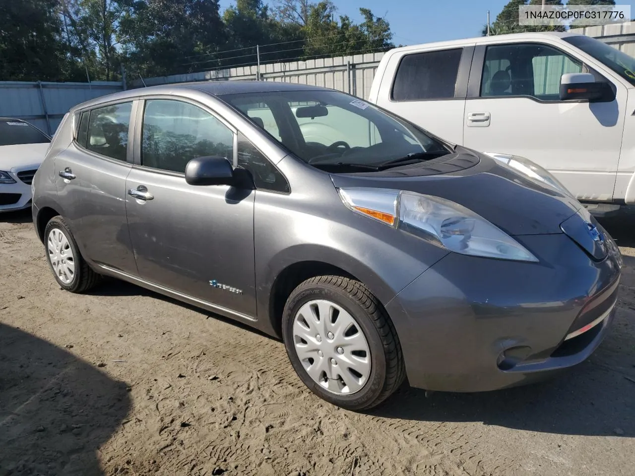 2015 Nissan Leaf S VIN: 1N4AZ0CP0FC317776 Lot: 77256764