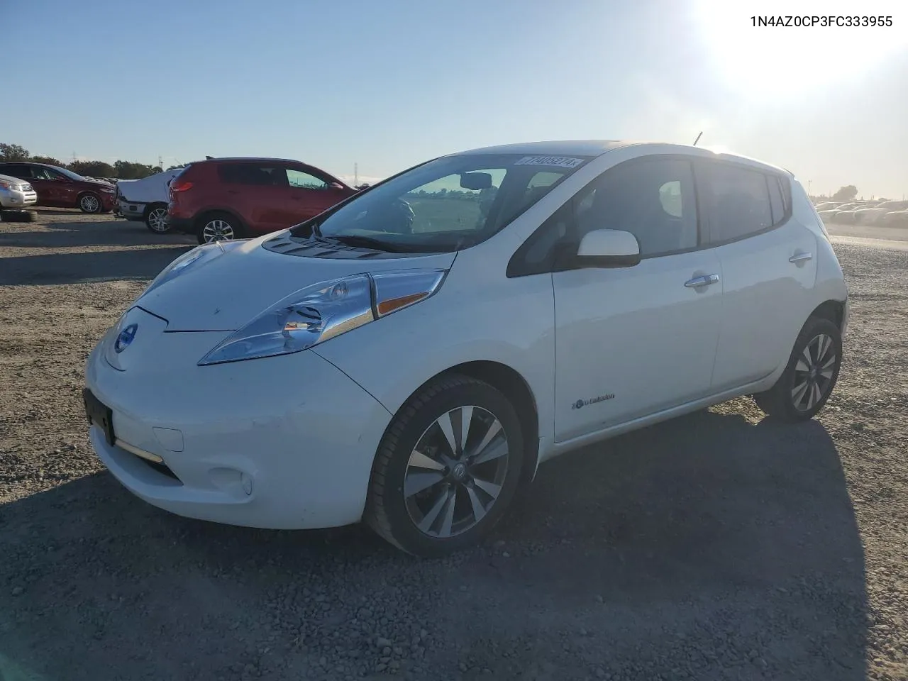 2015 Nissan Leaf S VIN: 1N4AZ0CP3FC333955 Lot: 77405274