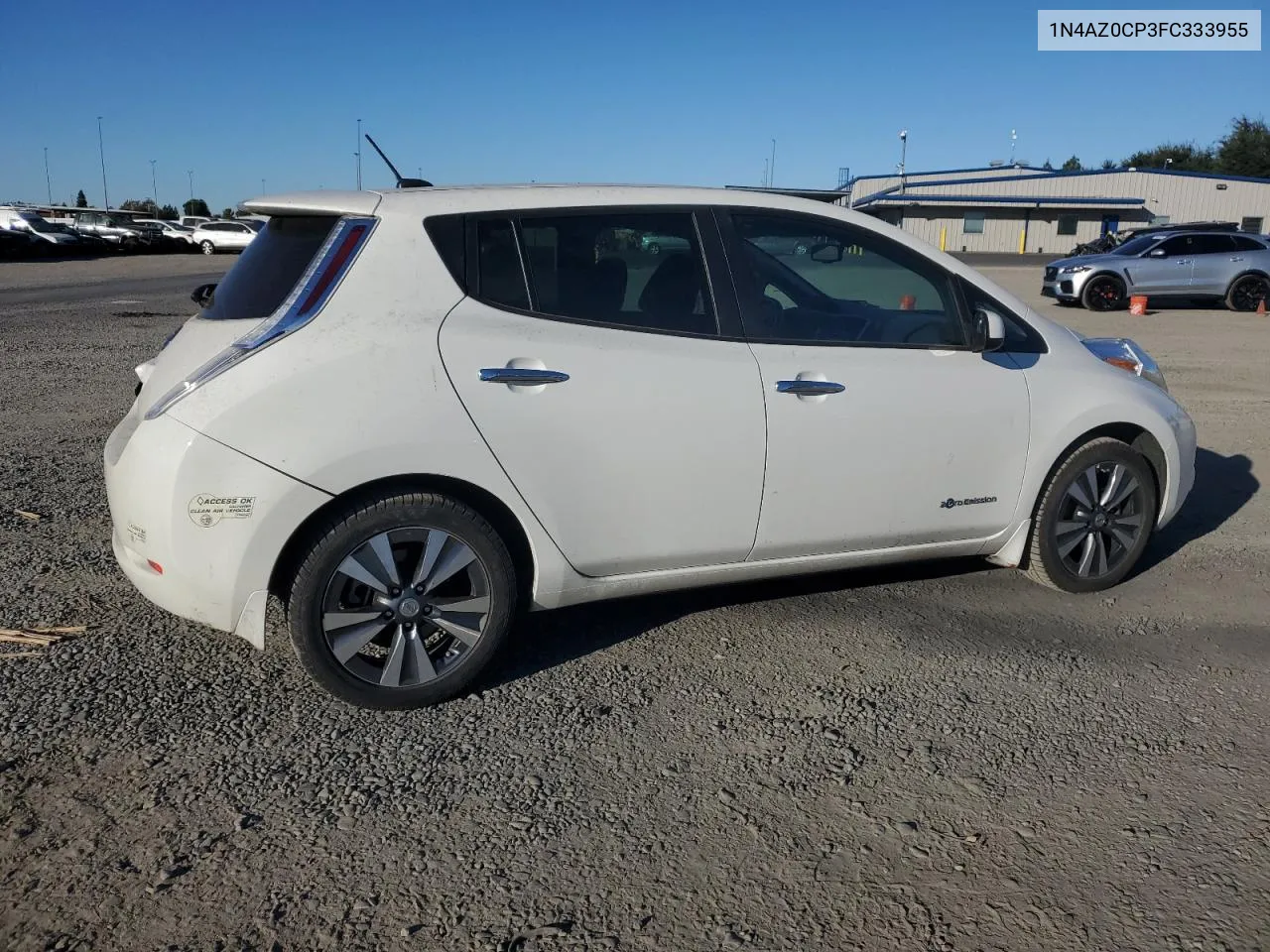 2015 Nissan Leaf S VIN: 1N4AZ0CP3FC333955 Lot: 77405274