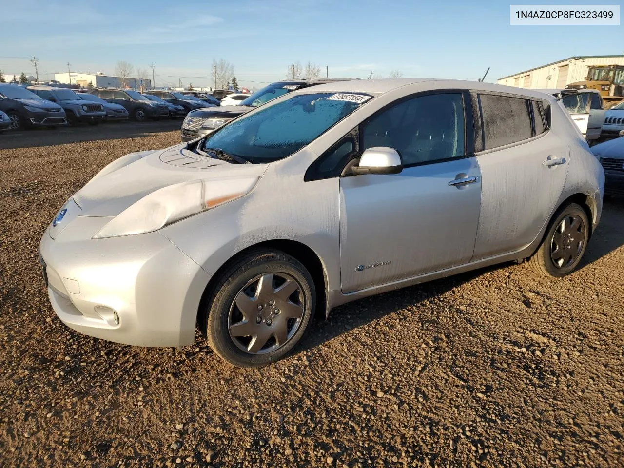 2015 Nissan Leaf S VIN: 1N4AZ0CP8FC323499 Lot: 77957154