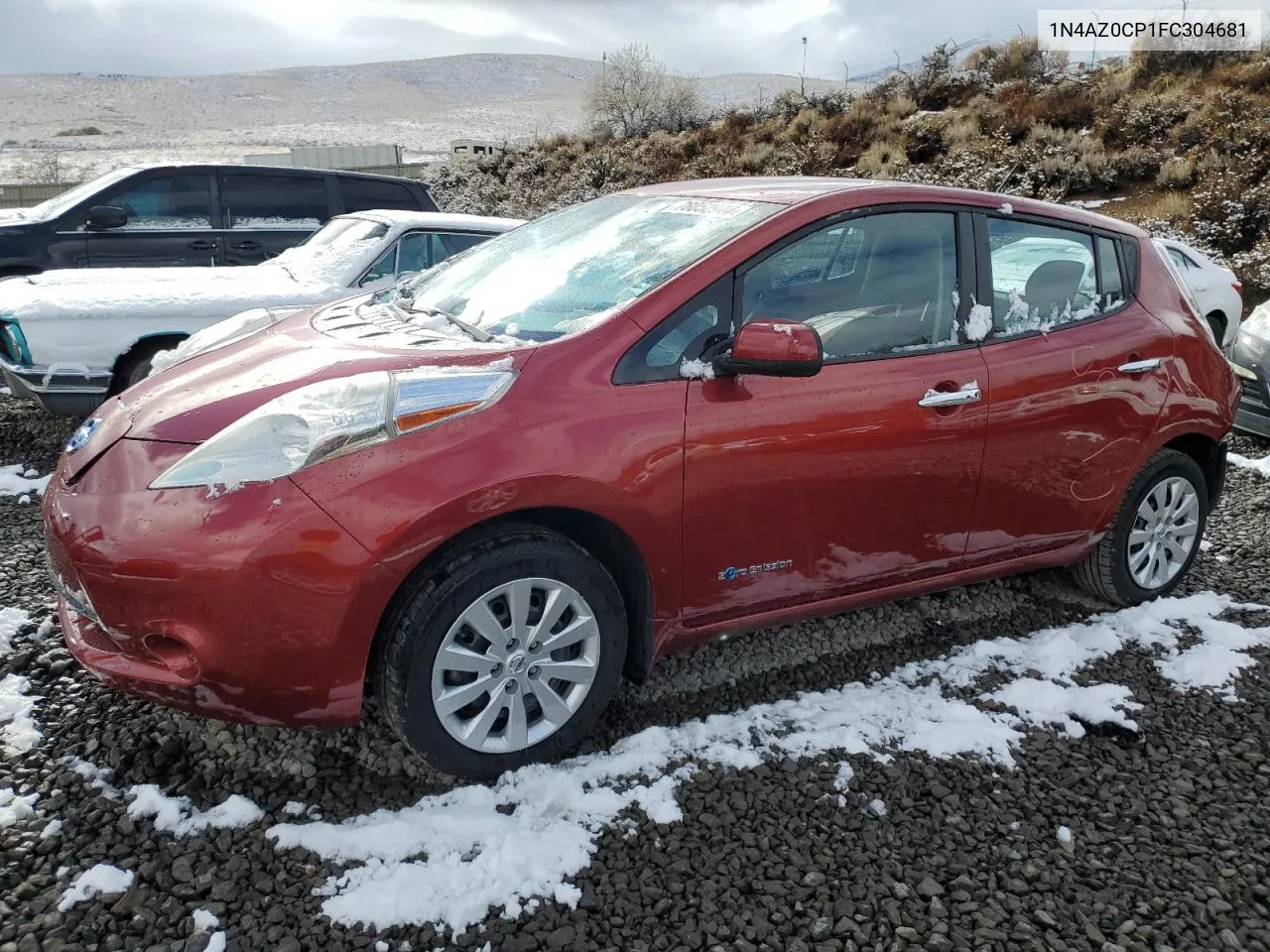 2015 Nissan Leaf S VIN: 1N4AZ0CP1FC304681 Lot: 78052944