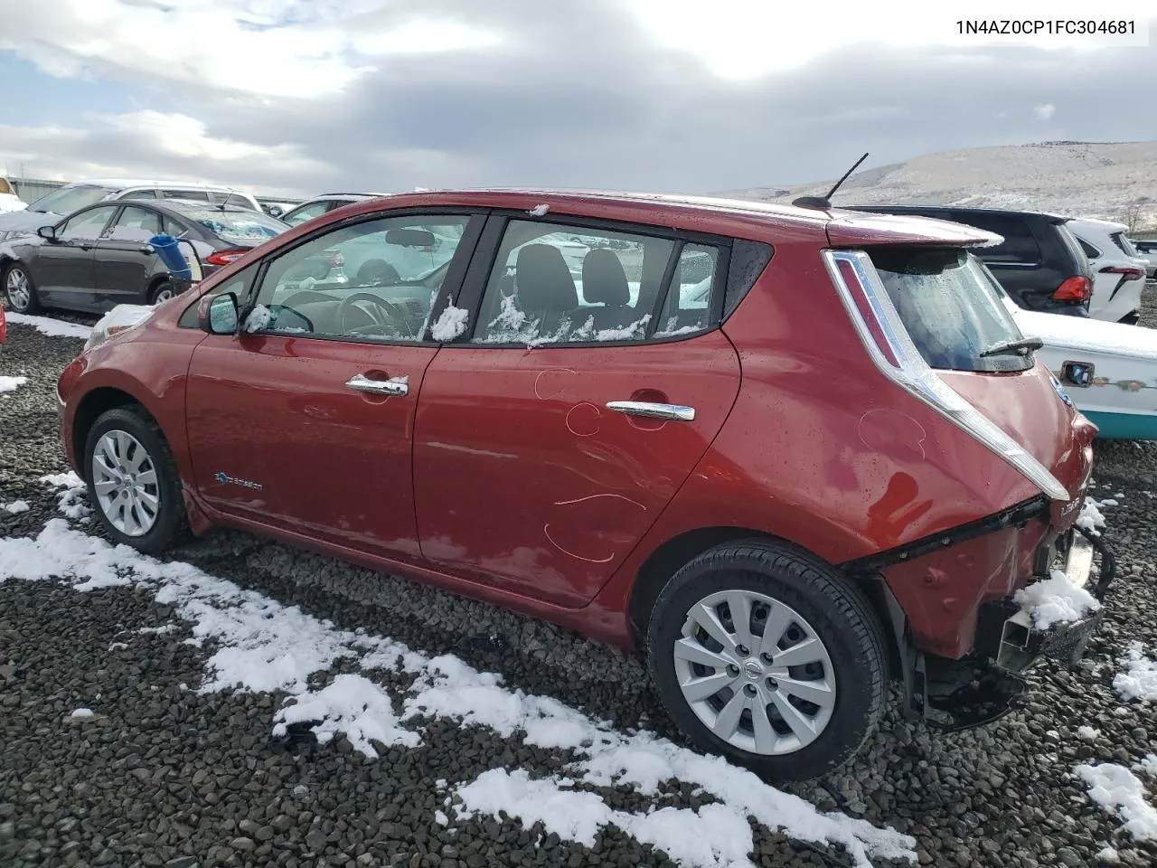 2015 Nissan Leaf S VIN: 1N4AZ0CP1FC304681 Lot: 78052944