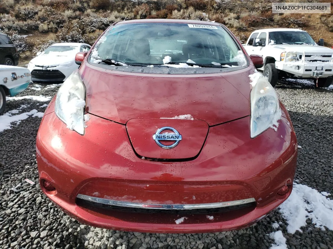 2015 Nissan Leaf S VIN: 1N4AZ0CP1FC304681 Lot: 78052944