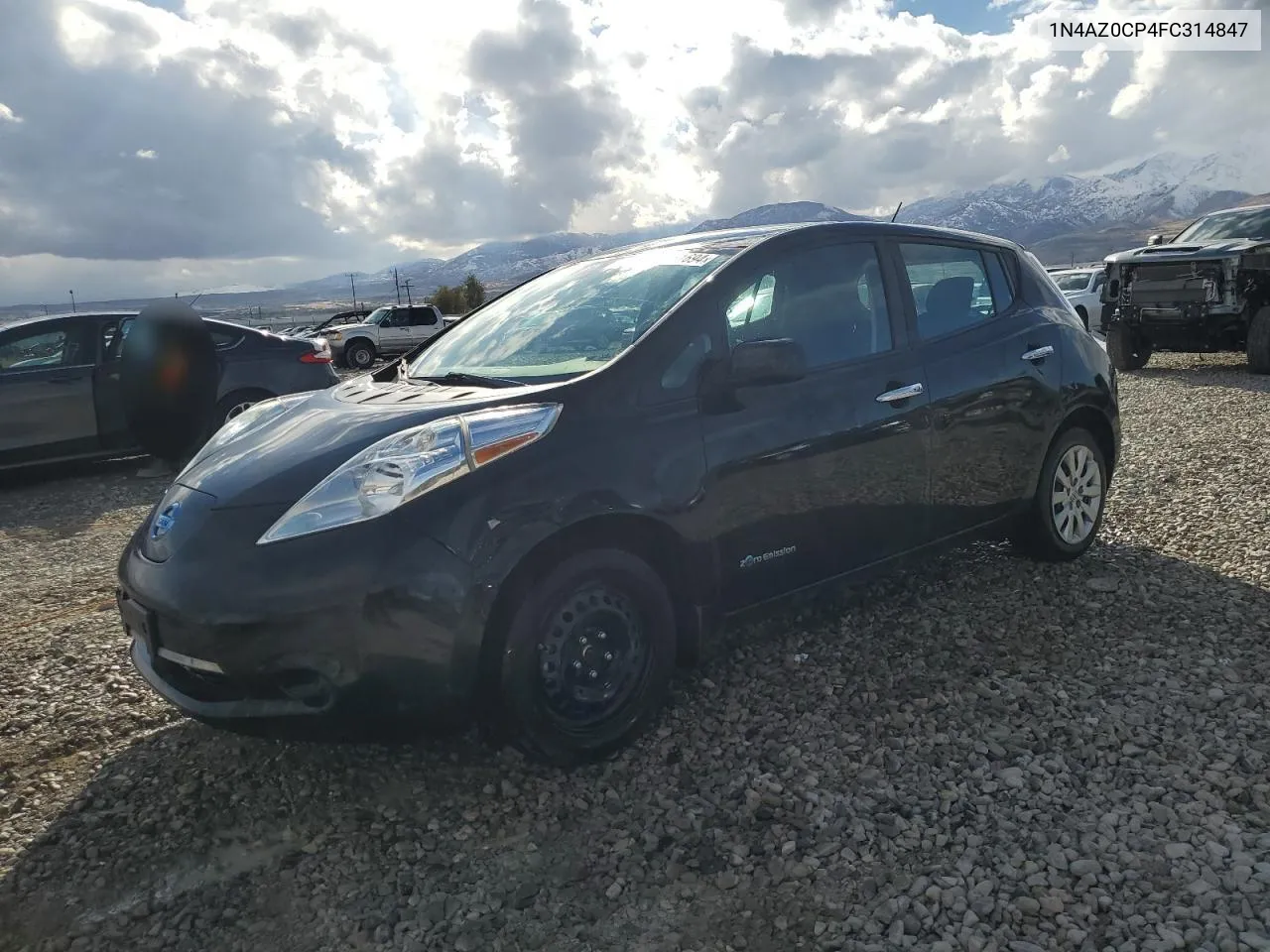 2015 Nissan Leaf S VIN: 1N4AZ0CP4FC314847 Lot: 78481694