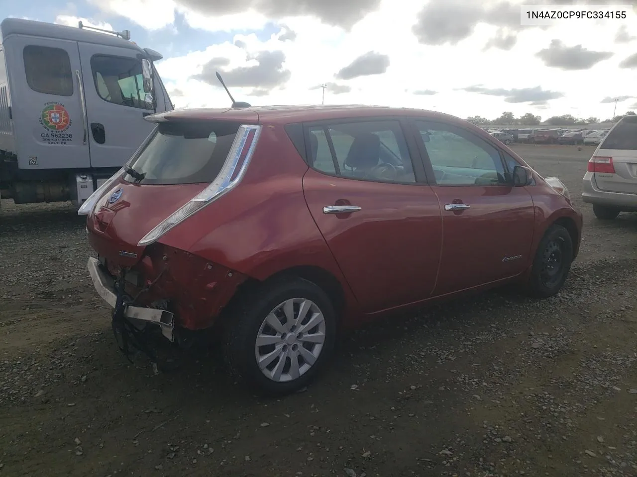 2015 Nissan Leaf S VIN: 1N4AZ0CP9FC334155 Lot: 78507714