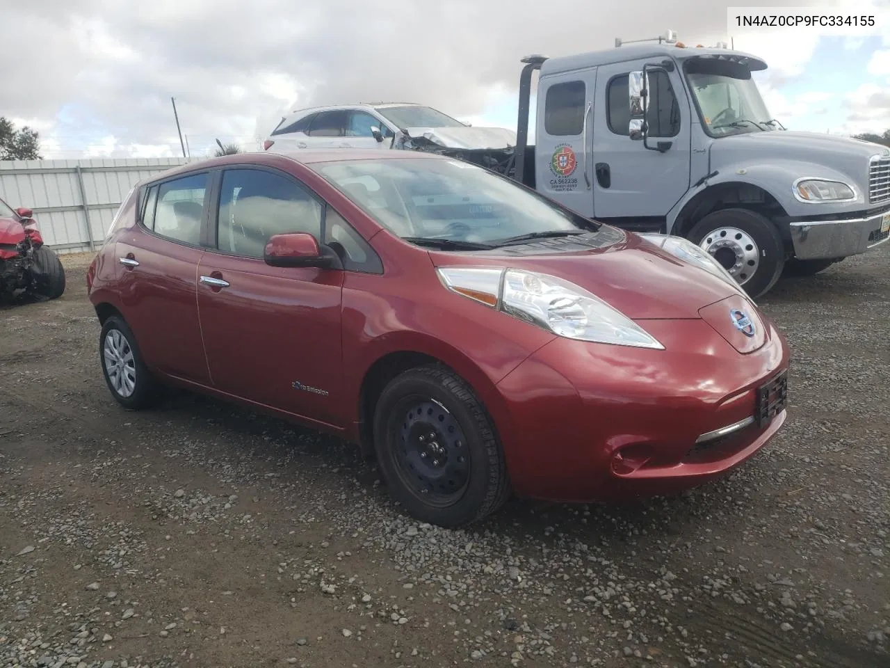 2015 Nissan Leaf S VIN: 1N4AZ0CP9FC334155 Lot: 78507714