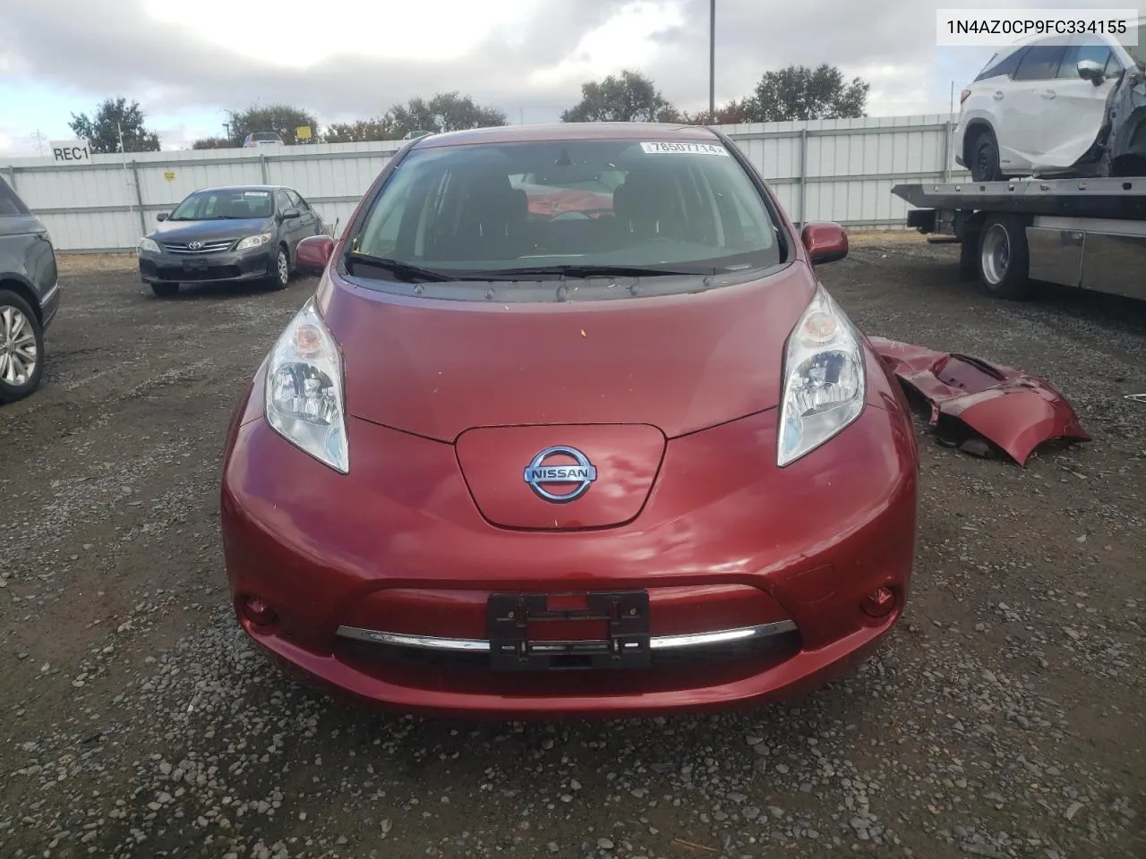 2015 Nissan Leaf S VIN: 1N4AZ0CP9FC334155 Lot: 78507714