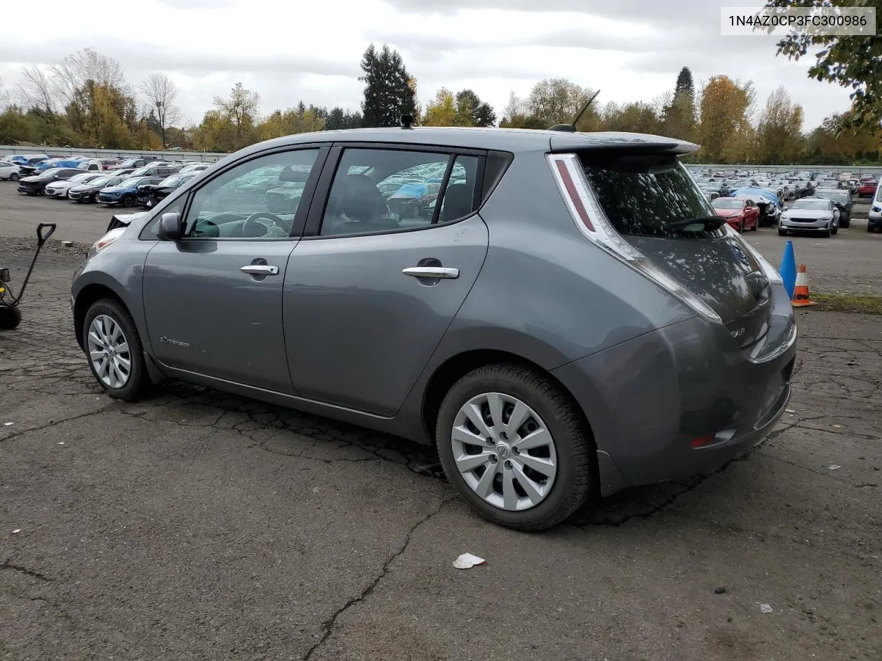 2015 Nissan Leaf S VIN: 1N4AZ0CP3FC300986 Lot: 79337444