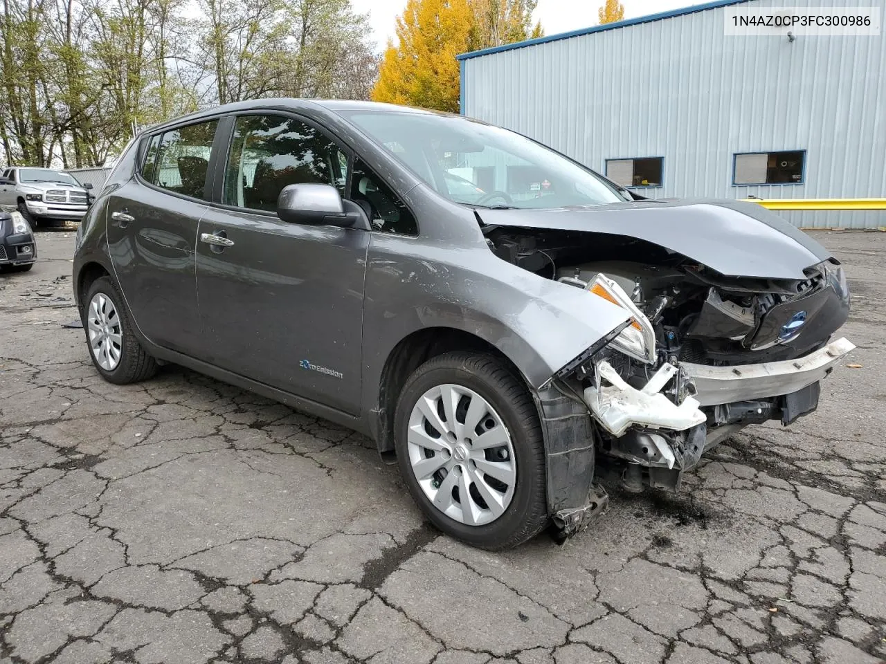 2015 Nissan Leaf S VIN: 1N4AZ0CP3FC300986 Lot: 79337444