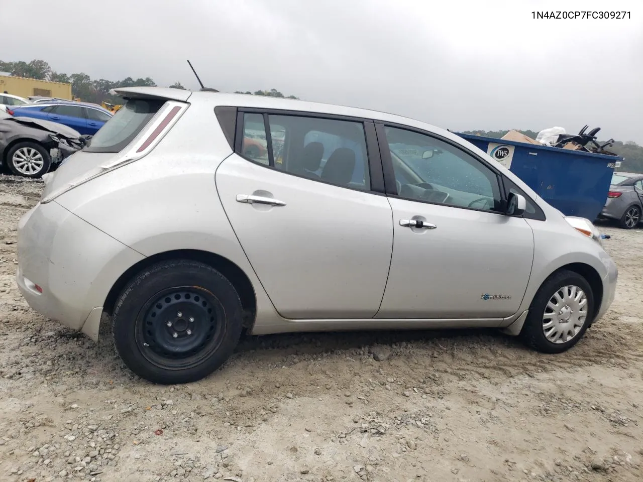 2015 Nissan Leaf S VIN: 1N4AZ0CP7FC309271 Lot: 79869584