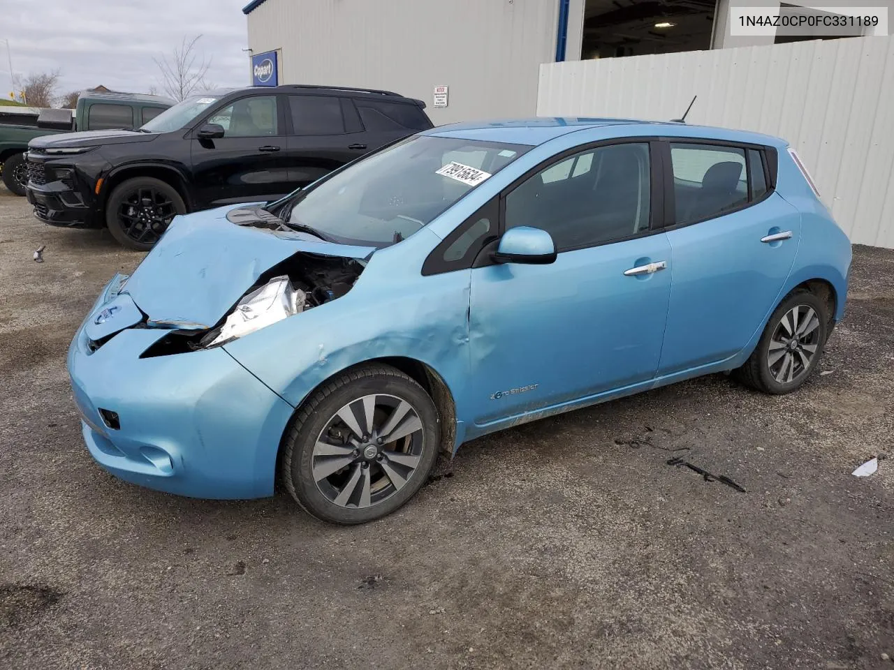 2015 Nissan Leaf S VIN: 1N4AZ0CP0FC331189 Lot: 79915634