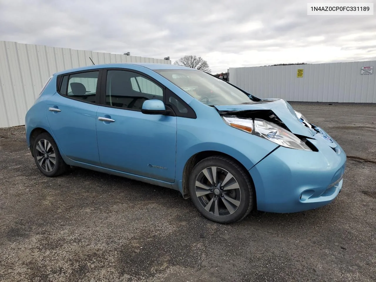 2015 Nissan Leaf S VIN: 1N4AZ0CP0FC331189 Lot: 79915634