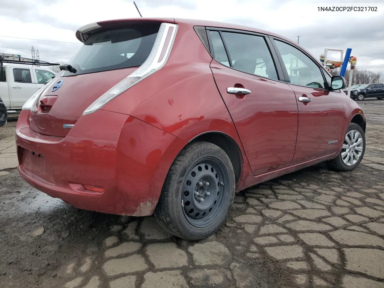 2015 Nissan Leaf S VIN: 1N4AZ0CP2FC321702 Lot: 80949764