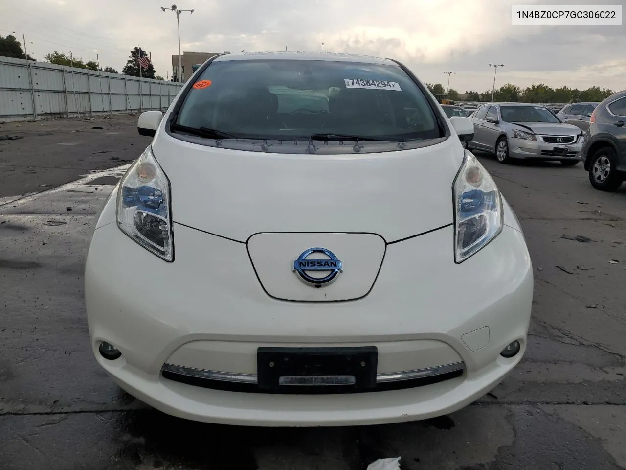 2016 Nissan Leaf Sv VIN: 1N4BZ0CP7GC306022 Lot: 74384294