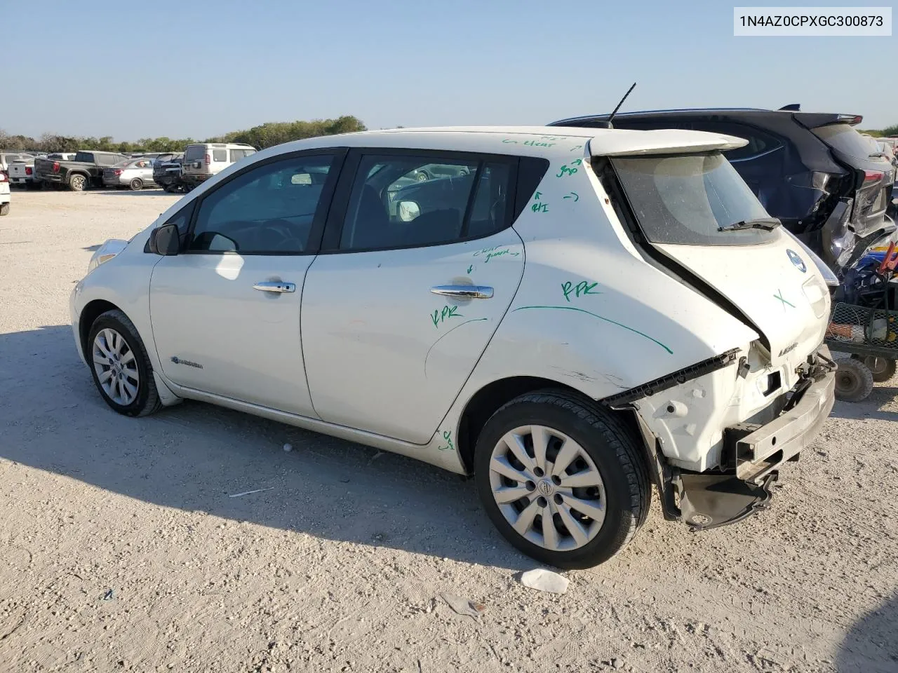 2016 Nissan Leaf S VIN: 1N4AZ0CPXGC300873 Lot: 75641184