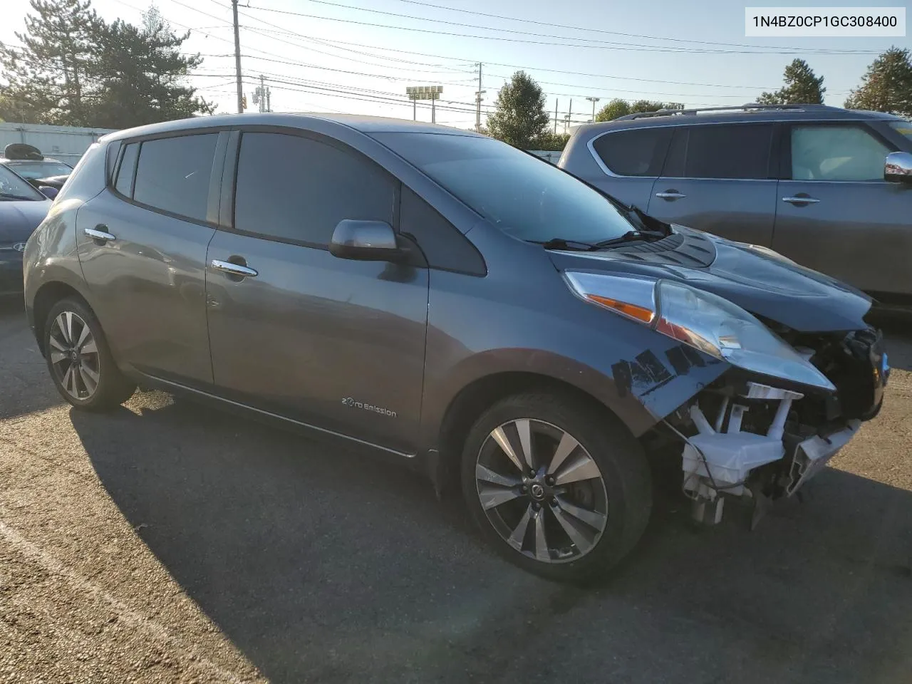 2016 Nissan Leaf Sv VIN: 1N4BZ0CP1GC308400 Lot: 76782344