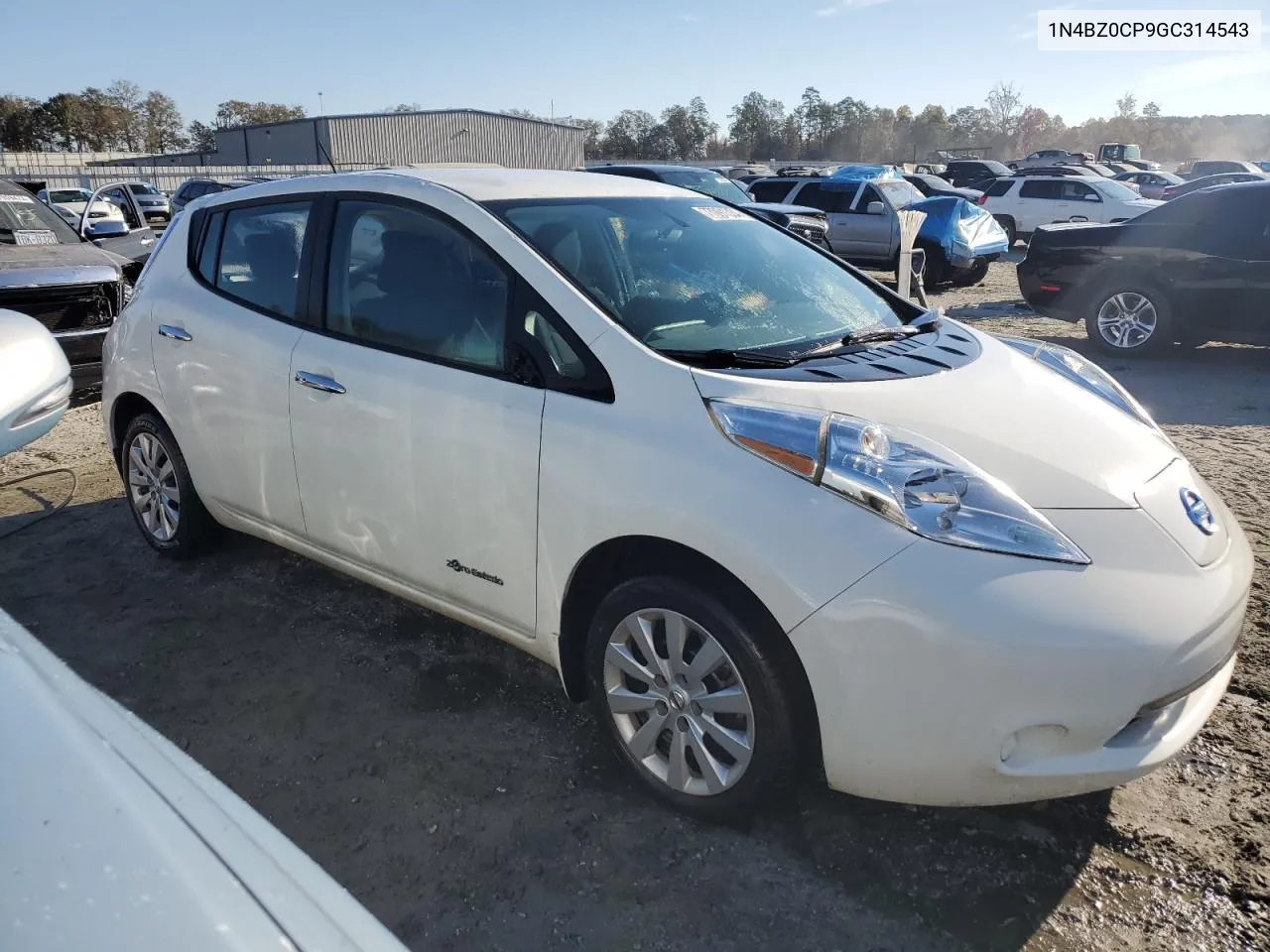 2016 Nissan Leaf Sv VIN: 1N4BZ0CP9GC314543 Lot: 77091334