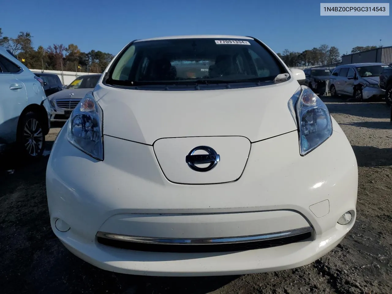 2016 Nissan Leaf Sv VIN: 1N4BZ0CP9GC314543 Lot: 77091334