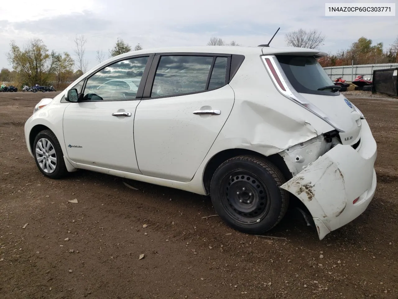 1N4AZ0CP6GC303771 2016 Nissan Leaf S