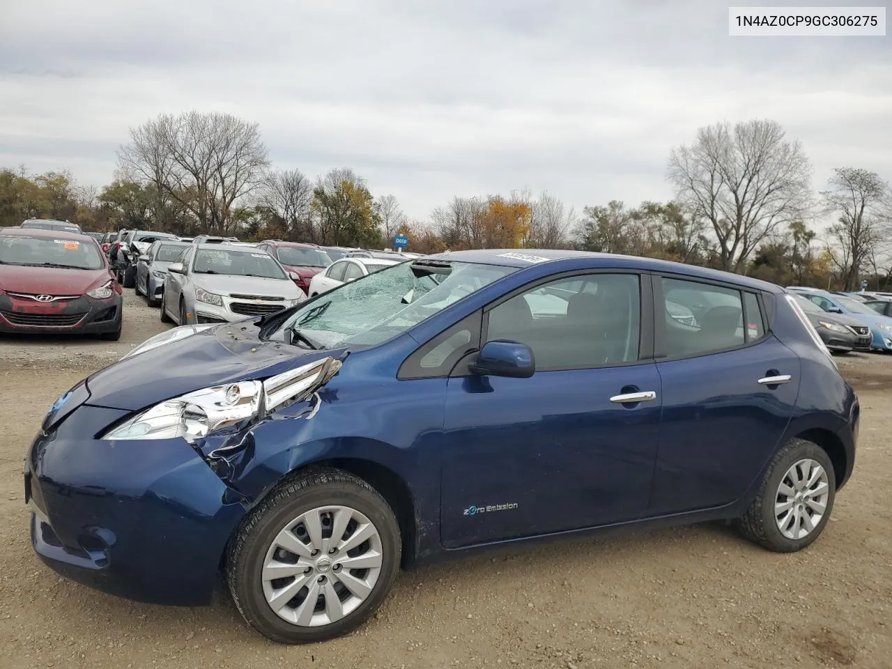 2016 Nissan Leaf S VIN: 1N4AZ0CP9GC306275 Lot: 79167264