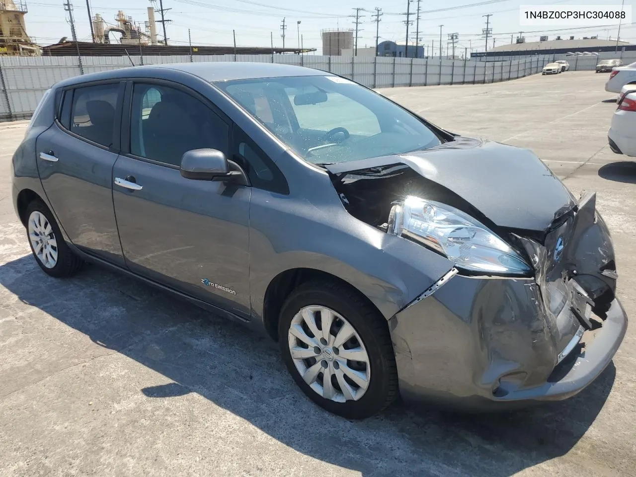 2017 Nissan Leaf S VIN: 1N4BZ0CP3HC304088 Lot: 62801684