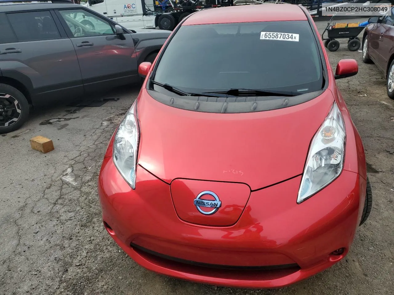 2017 Nissan Leaf S VIN: 1N4BZ0CP2HC308049 Lot: 65587034