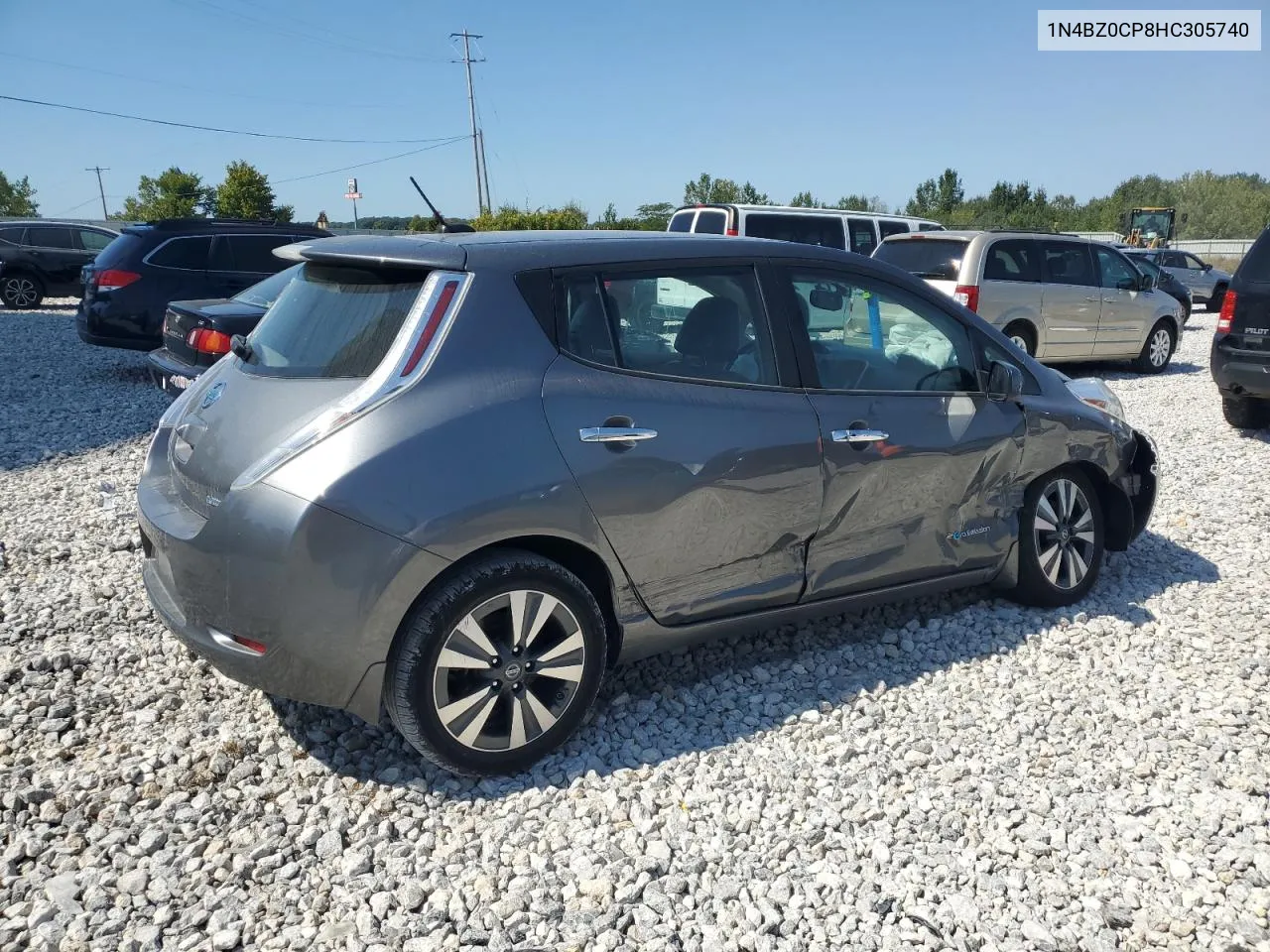 1N4BZ0CP8HC305740 2017 Nissan Leaf S