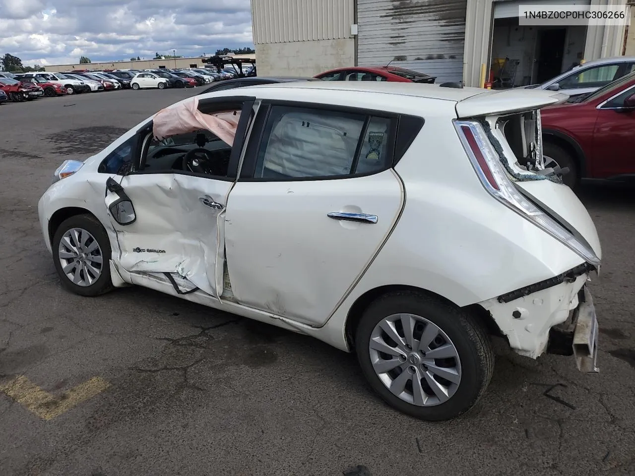 2017 Nissan Leaf S VIN: 1N4BZ0CP0HC306266 Lot: 71135674