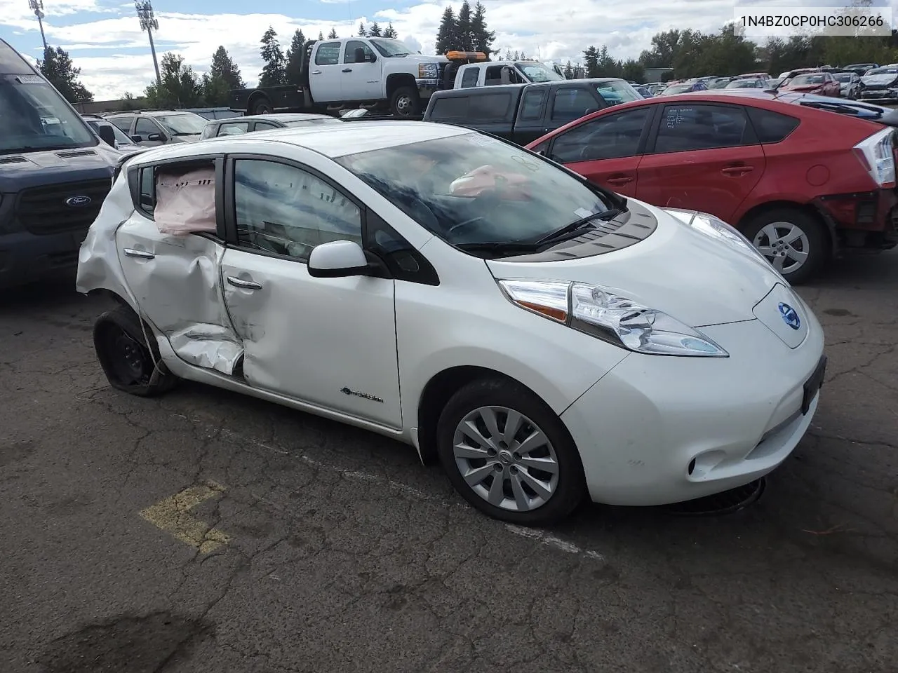 2017 Nissan Leaf S VIN: 1N4BZ0CP0HC306266 Lot: 71135674