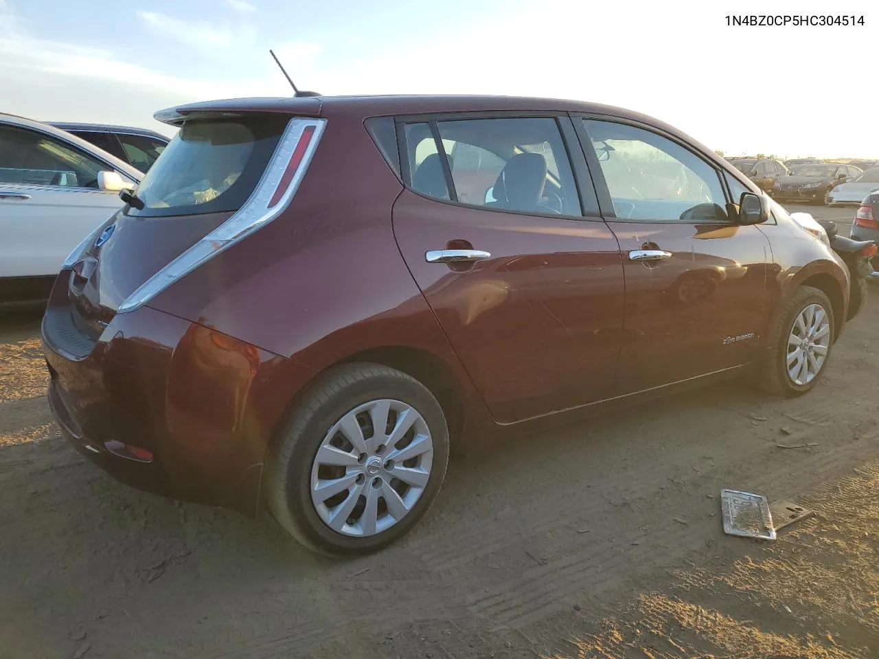 2017 Nissan Leaf S VIN: 1N4BZ0CP5HC304514 Lot: 72211904