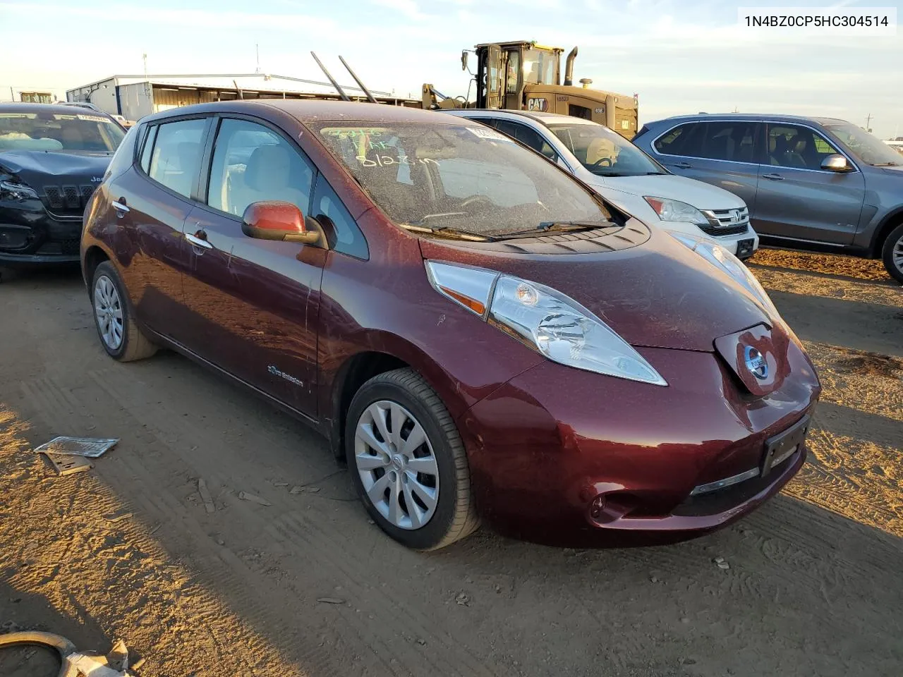 2017 Nissan Leaf S VIN: 1N4BZ0CP5HC304514 Lot: 72211904