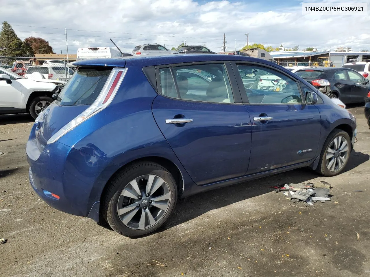 2017 Nissan Leaf S VIN: 1N4BZ0CP6HC306921 Lot: 76540964