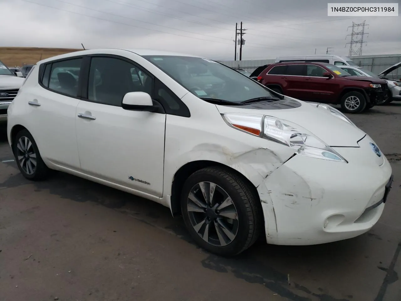 2017 Nissan Leaf S VIN: 1N4BZ0CP0HC311984 Lot: 77020874